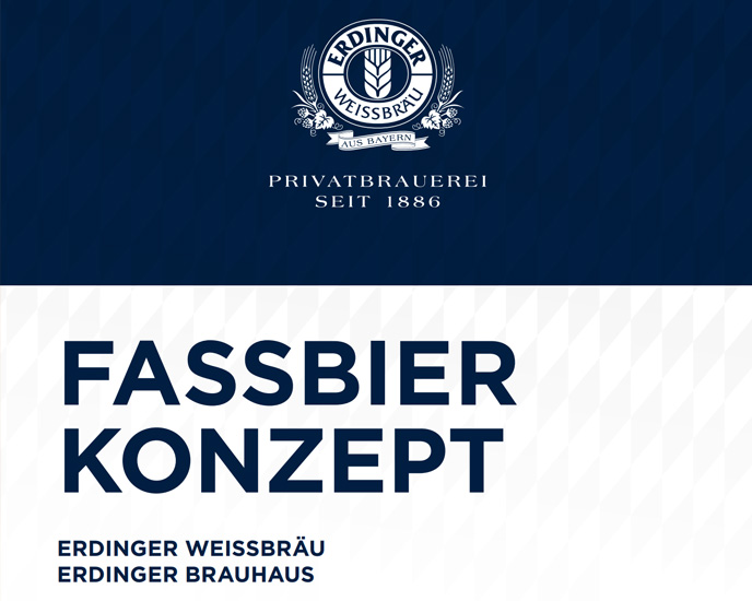 ERDINGER Weissbier Fassbierkonzept